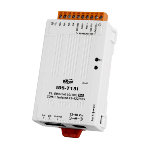 tDS-715i Tiny (1x Isolated RS-422/485) Serial-to-Ethernet Device Server with PoE