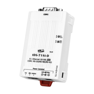 tDS-718i-D Tiny (1x RS-232/422/485, DB-9 Male) Serial-to-Ethernet Device Server with PoE & Isolated Power Input