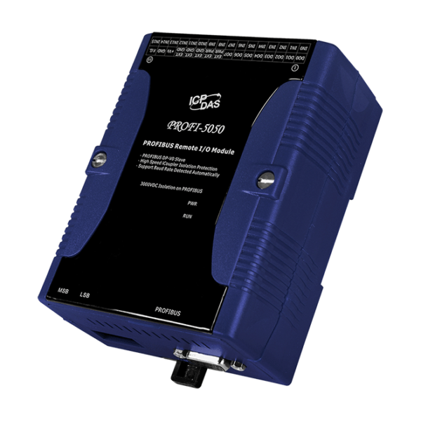 PROFI-5050 PROFIBUS Remote I/O Module (16-channel Non-Isolated Digital Input and 8-channel Non-Isolated Digital Output)