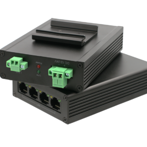 OT-PLC604-TL 4-Ch Din-rail Ethernet Extender over 2-wire up to 600m with Built-in Switch Function