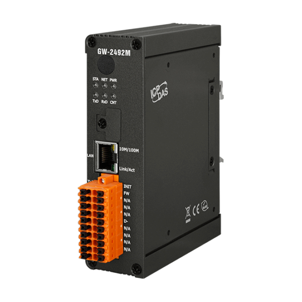 GW-2492M BACnet/IP to Modbus RTU Gateway (with metal case)
