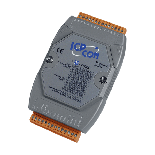 M-7005 8-ch Thermistor Input & 6-ch DO (Sink, NPN, 3.5~50VDC) Module