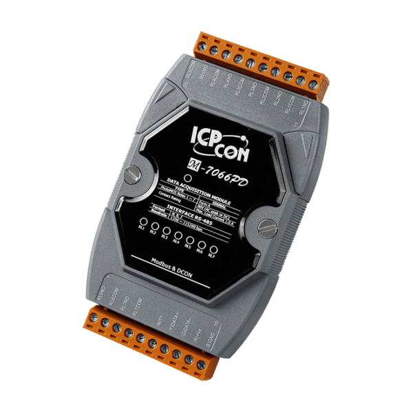 M-7066PD 7-ch PhotoMos Relay (1 A @ 80 V) Module with LED Display