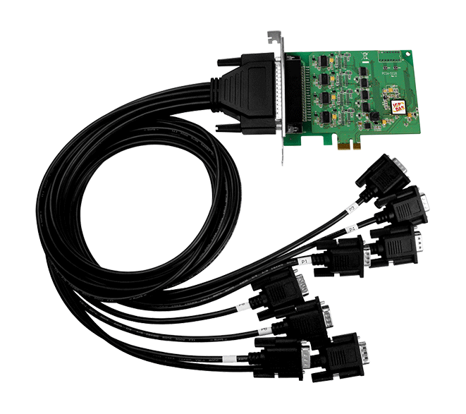 PCIe-S118/D2 PCI Express, Serial Communication Board with 8 RS-232 ports