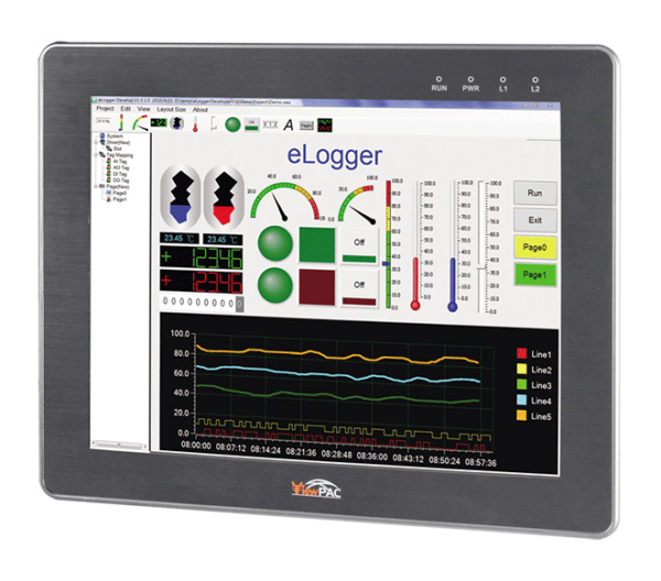VP-6231-CE7 15" Standard ViewPAC with Cortex-A8 CPU, WinCE 7.0 & 3 I/O Slots