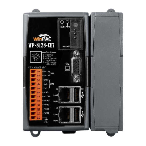 WP-8128-CE7 1-slot Win-GRAF Based PAC with Cortex-A8 CPU & WinCE 7.0