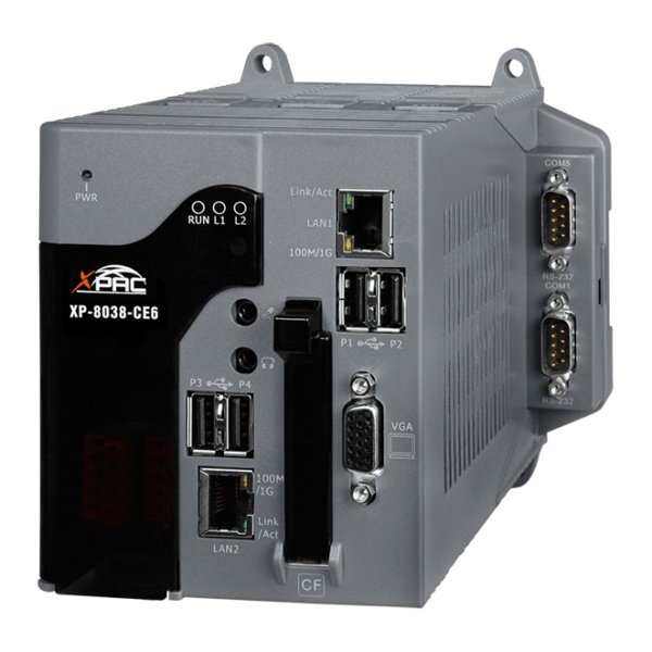 XP-8038-CE6 0-slot Win-GRAF Based PAC with x86 CPU and WinCE 6.0