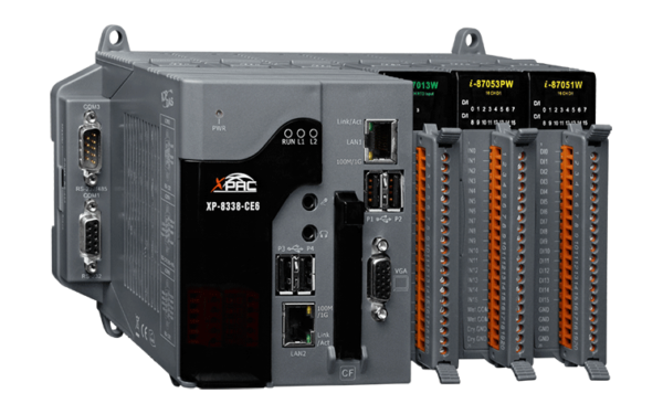 XP-8338-CE6 3-slot Win-GRAF Based PAC with x86 CPU and WinCE 6.0