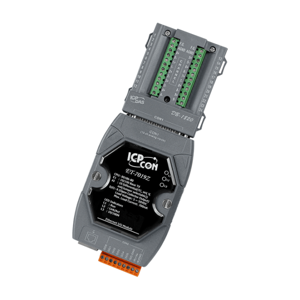 ET-7019Z/S 10-channel Thermocouple Input Module with DN-1822 Daughter Board