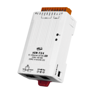 tGW-724 Tiny Modbus/TCP to RTU/ASCII Gateway with PoE, 1 RS-232 & 1 RS-485 ports