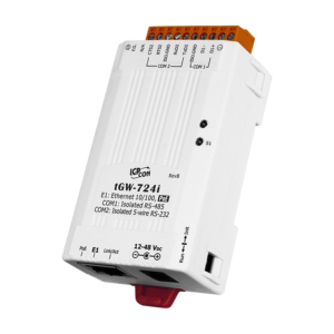 tGW-724i Tiny Modbus/TCP to RTU/ASCII Gateway with PoE, 1 Isolated RS-232 & 1 Isolated RS-485 ports