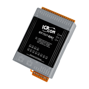 ET-7217RMS Ethernet I/O Module with 2-port Ethernet Switch, 8-ch RMS Input & 4-ch DO