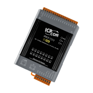 PET-7251 PoE Ethernet I/O Module with 2-port Ethernet Switch & 16-ch DI (sink/source type)