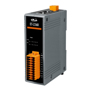 ET-2260 Ethernet I/O Module with 6-ch DI & 6-ch Power Relay
