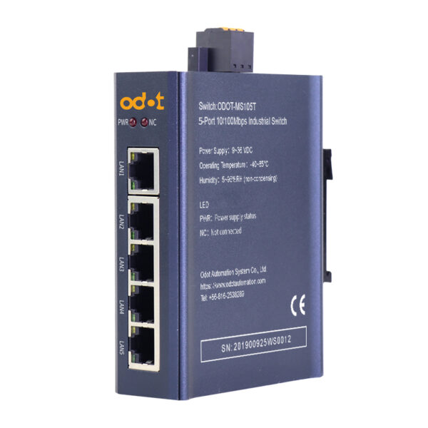 ODOT MS105G 5-Port Unmanaged Ethernet Switch