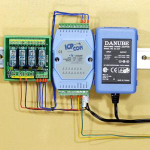 RM-104 4-ch Form C, 16 A Power Relay Board