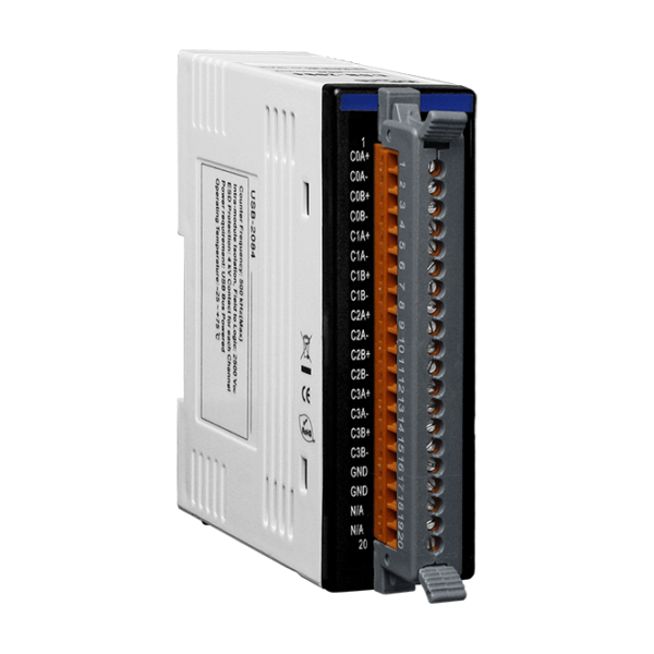 USB-2084 USB I/O Module with 4-ch/8-ch Counter/Frequency/Encoder Input ...