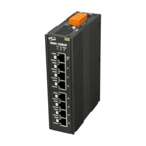 NSM-208GP Unmanaged 8-Port GbE PoE(PSE) Switch with +24VDC Input