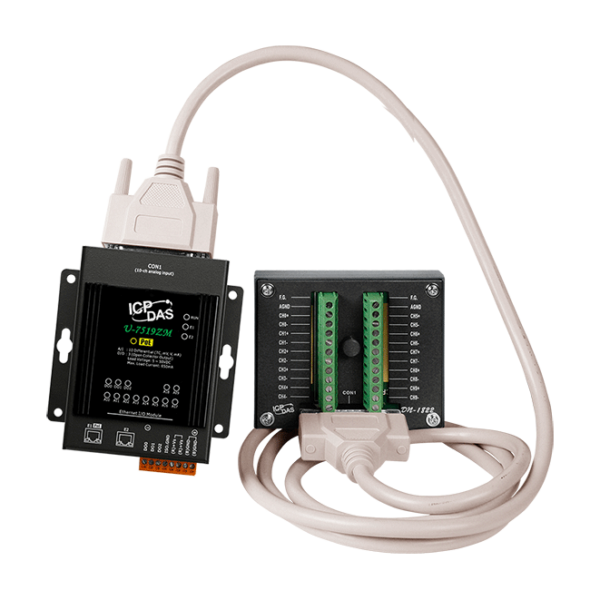 U-7519ZM/S2 OPC UA I/O Module with 10-ch AI, 3-ch DO, and 2-port Ethernet Switch