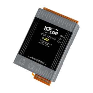 PET-7217-10 PoE Ethernet I/O Module with 2-port Ethernet Switch and 10/20-ch AI