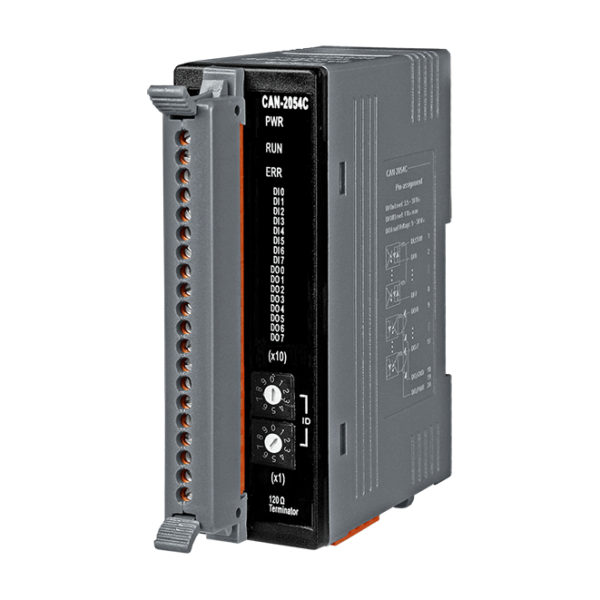 CAN-2054C CANopen I/O Module with 8-channel Isolated (Wet) Digital Input & 8-channel Isolated (Sink, NPN) Digital Output