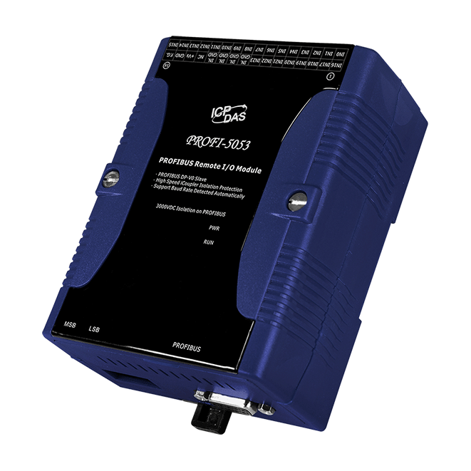 PROFI-5053 PROFIBUS Remote I/O Module (24-channels Dry Contact Non ...