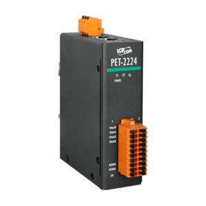 PET-2224 PoE Ethernet I/O Module, 12-bit with 4-ch Analog Output