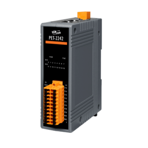 PET-2242 PoE Ethernet I/O Module with 16-ch Sink-type DO
