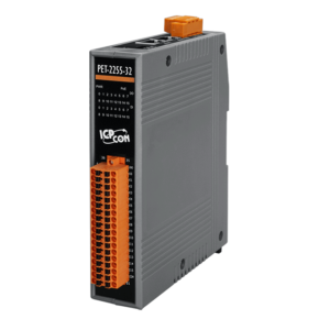 PET-2255-32 PoE Ethernet I/O Module with 16-ch DI and 16-ch Sink-type DO