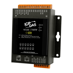 WISE-7560M Intelligent MQTT I/O Module with 6-ch DI, 6-ch Power Relay and 2-port Ethernet Switch
