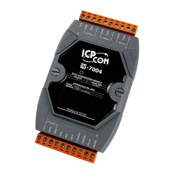M-7004-G 4-port DS18B20 Digital Temperature Sensor Module with Daisy-Chain Wiring