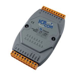 I-7050D 7-ch Non-isolated (Dry) DI and 8-ch Non-isolated (Sink, NPN) DO Module with LED Display