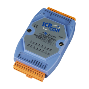 I-7055D 8-ch Isolated (Dry, Wet) DI & 8-ch Isolated (Source, PNP, 10~40 VDC) DO Module with LED Display