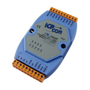 I-7065D 4-ch Isolated (Wet, 4~30 VDC) DI and 5-ch Power Relay Module with LED Display
