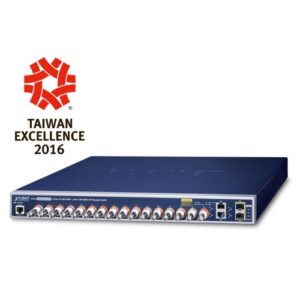 LRP-1622CS 16-port Coax + 2-port 10/100/1000T + 2-port 100/1000X SFP Long Reach PoE over Coaxial Managed Switch