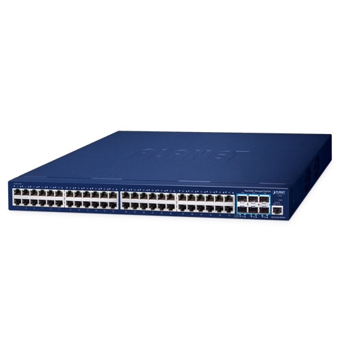 SGS-6310-48T6X L3 48-Port 10/100/1000T + 6-Port 10G SFP+ Stackable Managed Switch