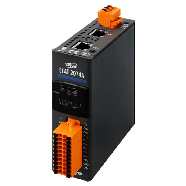 ECAT-2074A EtherCAT 4-channel BISS-C/SSI Absolute Encoder Master