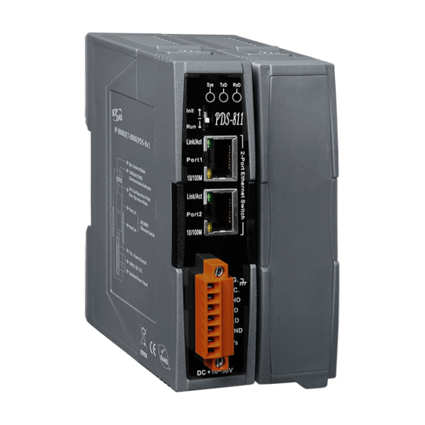 PDS-811 Programmable Serial-to-Ethernet Device Server with 2-port Ethernet Switch & 1x Expansion Slot