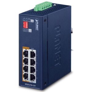 IPOE-470 Industrial 4-port 10/100/1000T 802.3bt PoE++ Injector Hub