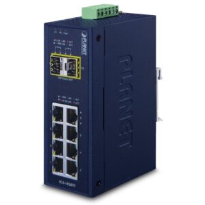 IGS-1020TF Industrial 8-Port 100/1000T + 2 1000X SFP Ethernet Switch