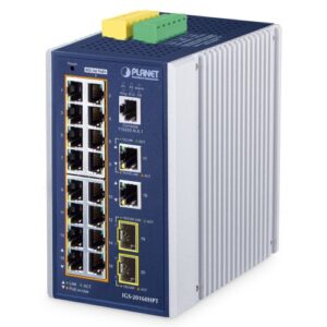 IGS-20160HPT Industrial L3 16-Port 10/100/1000T 802.3at PoE + 2-Port 10/100/1000T + 2-Port 1G/2.5G SFP Managed Ethernet Switch