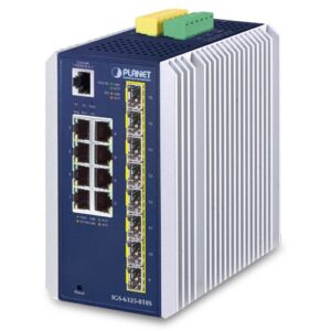 IGS-6325-8T4X Industrial L3 8-Port 10/100/1000T + 4-Port 10G SFP+ Managed Ethernet Switch