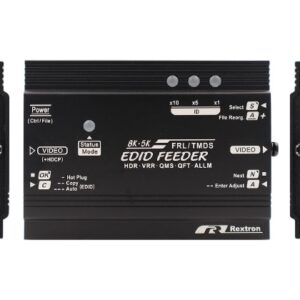 VDDC-8K120 8K EDID Emulator PRO Version with EDID Management, EDID Export, EDID Import, EDID Summary - HDMI (48Gbps) In & HDMI (48Gbps) Out