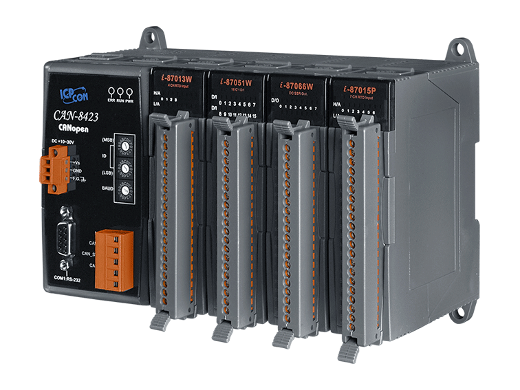 CAN-8423-G CANopen Remote I/O Unit with 4 I/O Slots