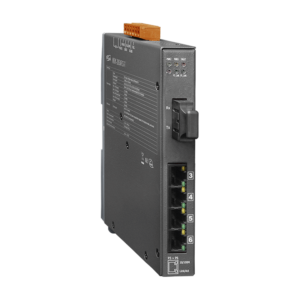 NSM-205AFCS-60T 4-port 10/100 Mbps Ethernet with 1 fiber port Switch (Single mode 60 km, SC Connector), Power Supply Input +12 VDC ~ +48 VDC with metal case