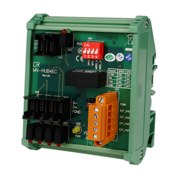 MN-HUB4EC Distributed Motionnet 4-port Hub Module