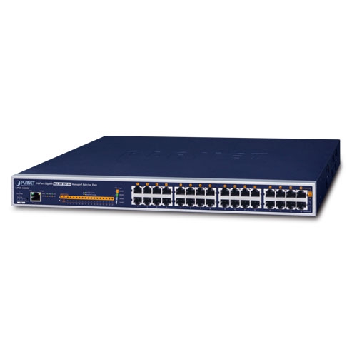 UPOE-1600G 16-Port Gigabit 802.3bt PoE++ Managed Injector Hub (600 watts)