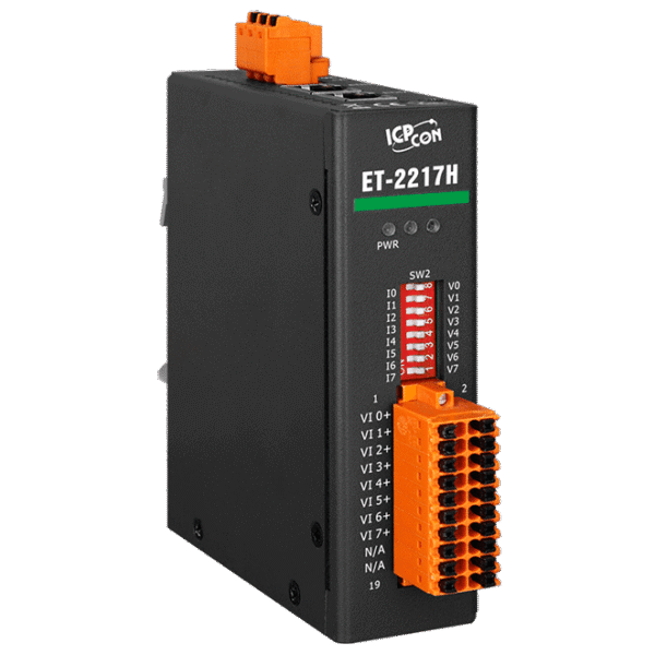 ET-2217H Ethernet I/O Module with 8-ch High Speed AI