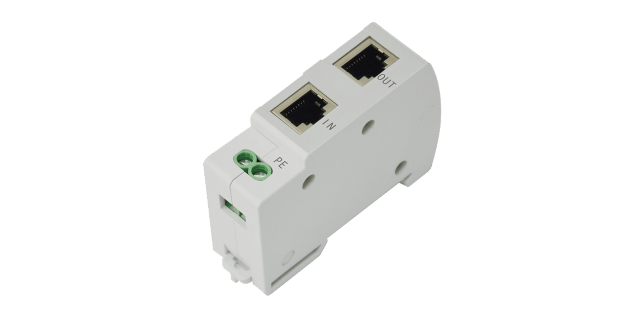 SP-005POE/1000 Din-rail Gigabit PoE Surge Protector
