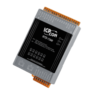 ETS-7260 Ethernet I/O Module with 2-port Ethernet Switch, 6-ch Power Relay & 6-ch DI